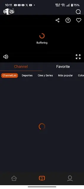 Screenshot of Magis TV 2025