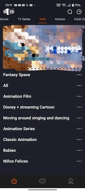 Screenshot of Magis TV Download